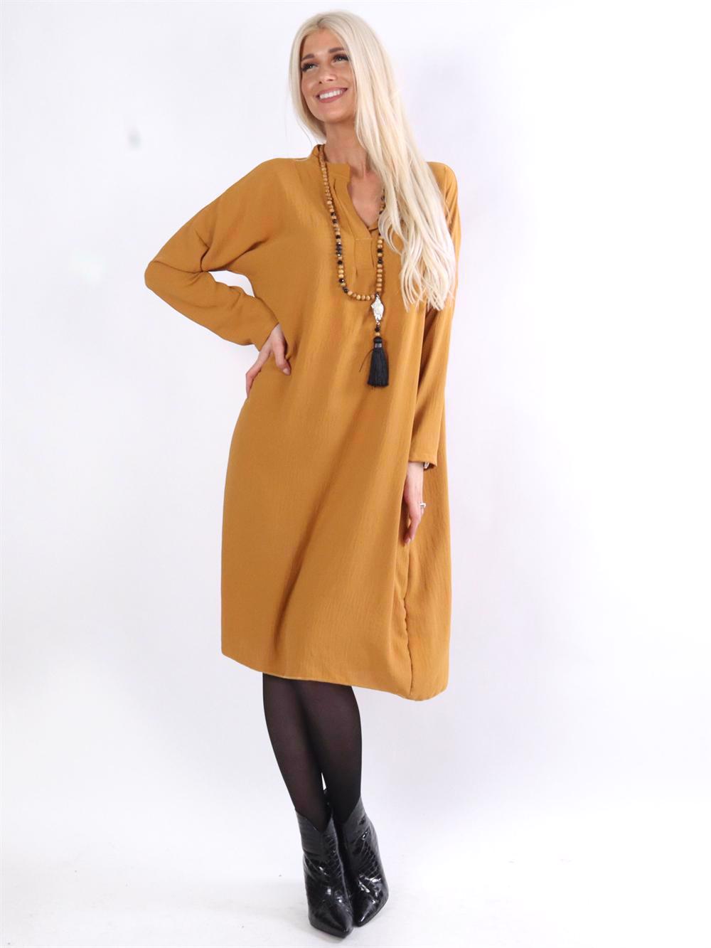 Safira - Skjortklänning i lös passform